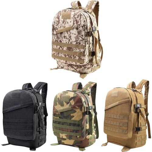 40L Rucksack Military Tactical Backpack Flag Patch Outdoors Bug Out Bag , Large