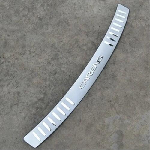 Stainless Steel Rear Bumper Protector Sill plate accessories for kia carens 2007 2008 2009 2010 2011 2012 2013 2014 2015