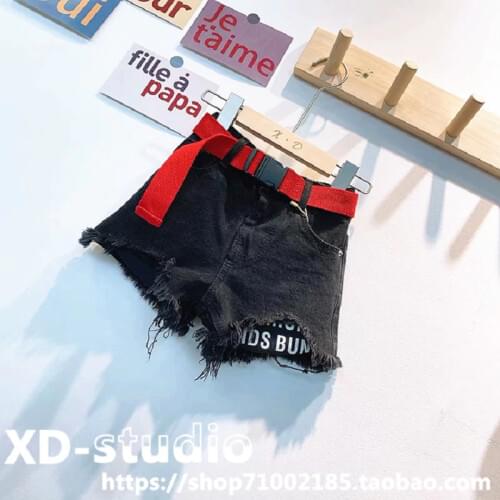 2020 New Kid Summer Jeans Denim Hot Shorts With Waistband