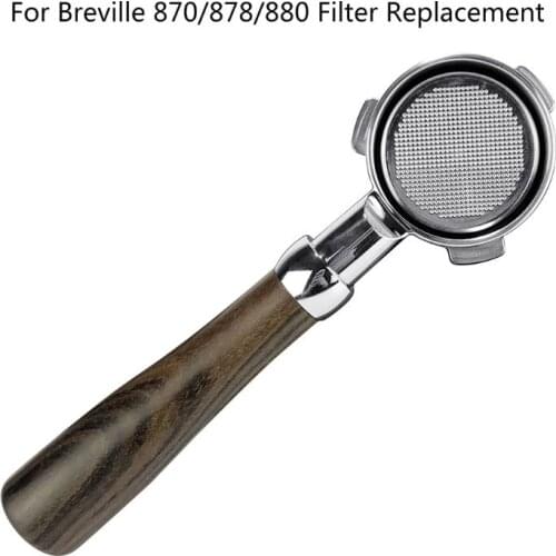 54mm Coffee Bottomless Portafilter For Breville 870/878/880 Filter Replacement