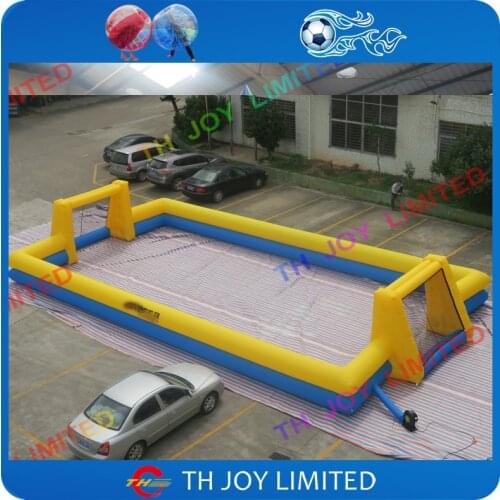 Free shipping! 15x8m giant Inflatable football Field, Inflatable Soccer field court,street soccer Inflatable Sport arena field