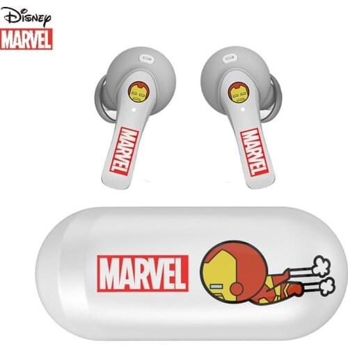 Disney Marvel steel real wireless dual MAC noise reduction 5.0 Bluetooth headset