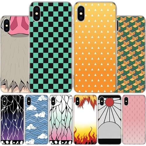 Demon Slayer Style Cover Phone Case For Apple iphone 11 12 Pro XR X XS Max 7 8 6 6S Plus + 7G 6G 5 SE 2020 Coque Popular