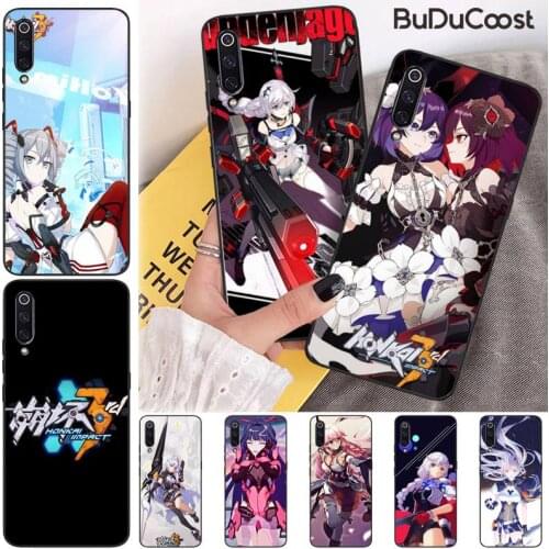 Honkai impact 3rd anime game Phone Case For Xiaomi Mi 9 9T CC9 CC9E 8 SE Pro A2 Lite 6X 5 A3 A1 Max Mix 2 3