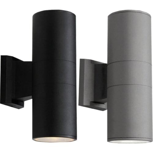 Thrisdar Cylinder Outdoor Porch Light Garden Villa Fence Balcony Front Door Wall Light Waterproof Corridor Porch Wall Light