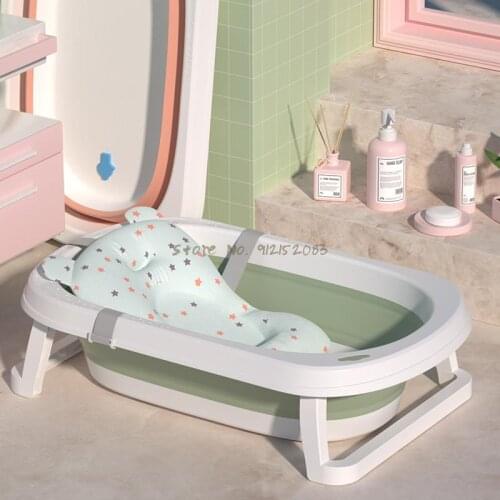 Baby Bathtub Baby Folding Bathtub Newborn Children Can Sit And Lie In Large Household Bath Tub Childrens Products