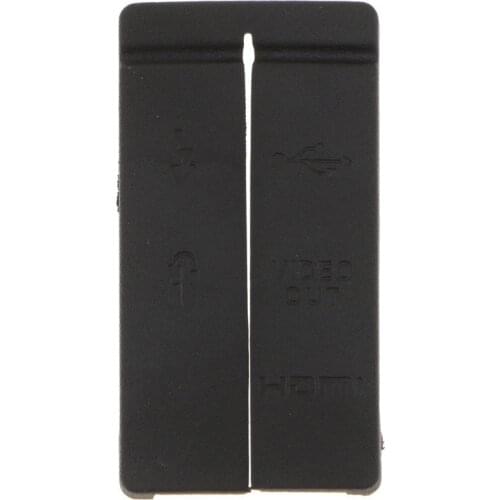 Long Service Life USB HDMI AV Video Out MIC Rubber Door Cover Replacement Spare Part For Canon 50D Black Camera