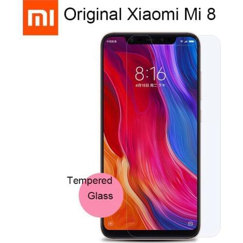 Original xiaomi mi 8 tempered glass / PET Film For Xiaomi Mi8 Mi 8 6.21 inch 8H Cover screen glass for mi8 screen protector
