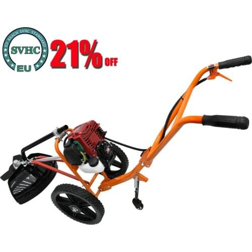 Hand-push Lawn Mower Multi-purpose Portable Weeding Machine Soil Loosening Machine With Four-stroke GX35 140 Engine 1900W
