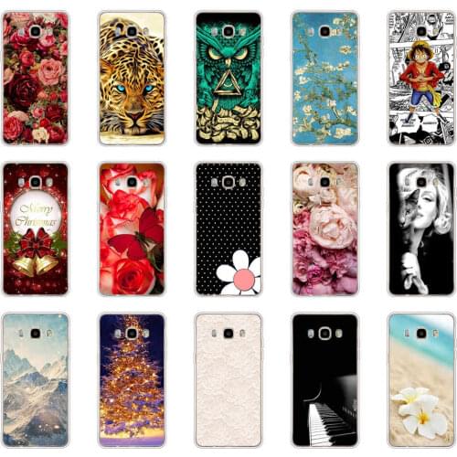 Silicone Soft TPU silicone Case FOR Samsung Galaxy J7 2016 Case J710 J710F Cover FOR Samsung J7 2016 Case shell