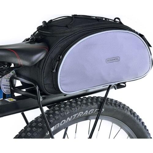 13L Bicycle Rear Seat Bag Multifunctional Shelf Bike Rear Rack Pannier MTB Bike Trunk Backseat Bags Shoulder Handbag BC0145