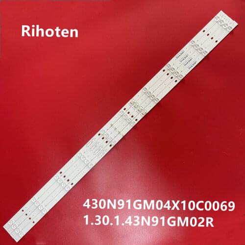 5 sets 100% new Led for Tv Led Philco Philco Ph43n91 Ph43n91dsgwa Ph43n91dsgw 430n91gm04x10c0069 1.30.1.43N91GM02R V0 1kit-4pcs