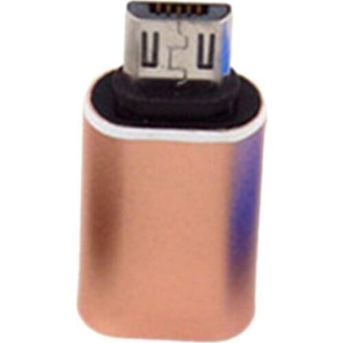 Type-c Female To Android Male Aluminum Adapter Type-c To Micro Mobile Phone High Light Conversion Head