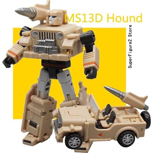 Transformation Action Figure Toy MFT MS-13D MS13D G1 Hound Desert Version Armored Vehicle Model Deformation Robot
