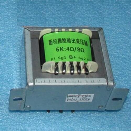 6K push-pull output transformer 25w 6P3P and other electronic tubes with Superlinear tap EI66x40mm core 8 clips 6 winding