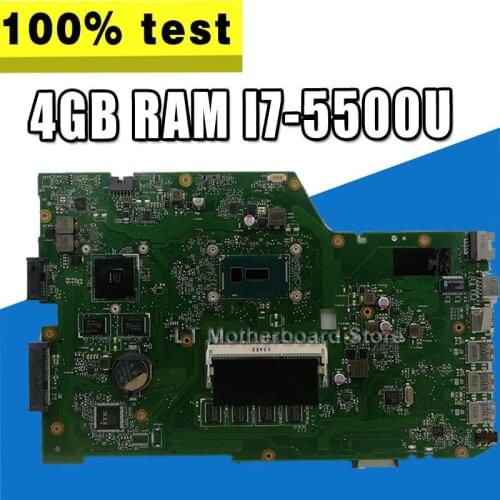 X751LB GT920M/2GB mainboard For Asus X751L R752L K751L X751LN X751LD X751LJ X751LB DDR3 Laptop motherboard 4GB RAM I7-5500U