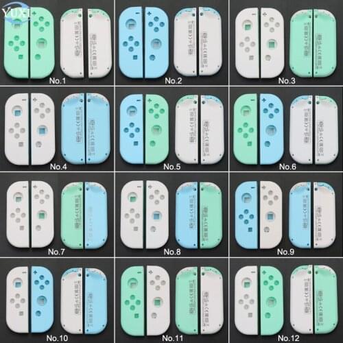 YuXi 1 Piar Housing Shell Case Cover for Nintend Switch NS Controller Joy-Con JoyCon Protection Case with Left Right Buttons
