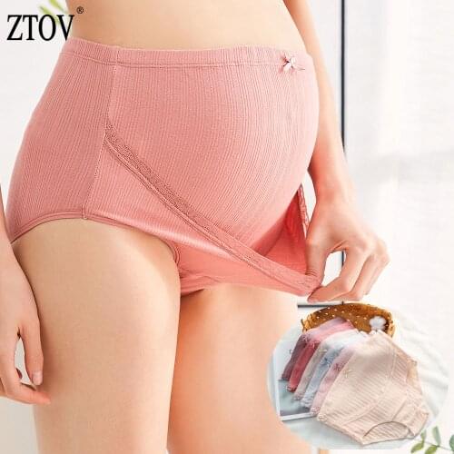 ZTOV Cotton Maternity Panties High Waist Pregnancy Underwear for Pregnant Women Pregnancy Intimates Clothes for Pregnant Women