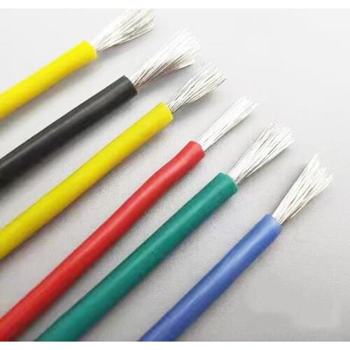 10Meter/lot UL3135 14AWG Silicone Wire 14AWG Silicone Wire High Temperature Tinned Copper SR Wire Wrapping Free shipping