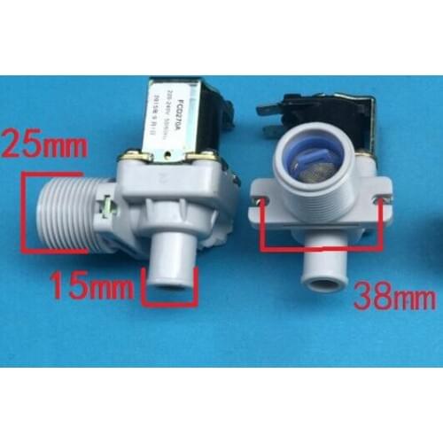 220V FCD270A quality washing machine parts single solenoid valve 38mm