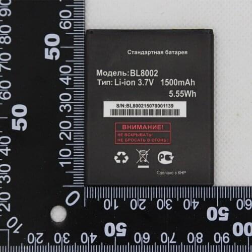 5pcs/lot BL8002 1500mAh 3.7V 7.4Wh High Quality Li-ion Battery Replacement for FLY IQ4490I Battery BL 8002 Charger Phone Battery