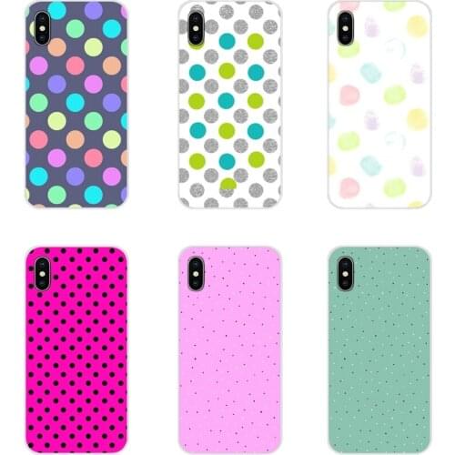 Polka Dot Accessories Phone Shell Covers For Samsung Galaxy S2 S3 S4 S5 Mini S6 S7 Edge S8 S9 S10E Lite Plus
