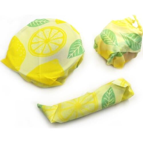 Beeswax Food Wrap Eco Friendly Kitchen Wraps Bolsas de plastico Replacement Organic Natural Bees Wax Reusable Beeswax Lid Cover