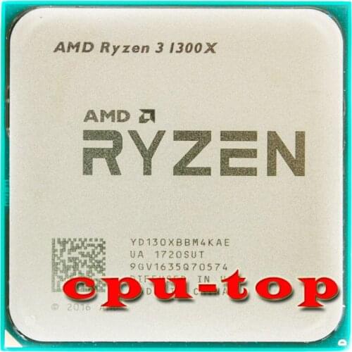 Free Shipping AMD Ryzen 3 1300X3.5 GHz Quad-Core Quad-Thread CPU Processor YD130XBBM4KAE Socket AM4 AMD Ryzen 3 1300X 3.5