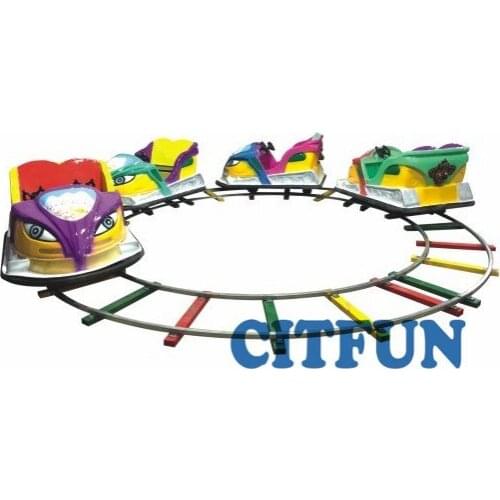 Hot sale Super car Funfair Pint-sized Kids Amusement Park Train, Track Electric Train HC-008B