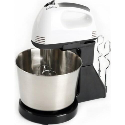 Electric Food Mixer Table &Stand Cake Dough Mixer Handheld Egg Beater Blender Baking Whipping Cream Machine 7 Speed
