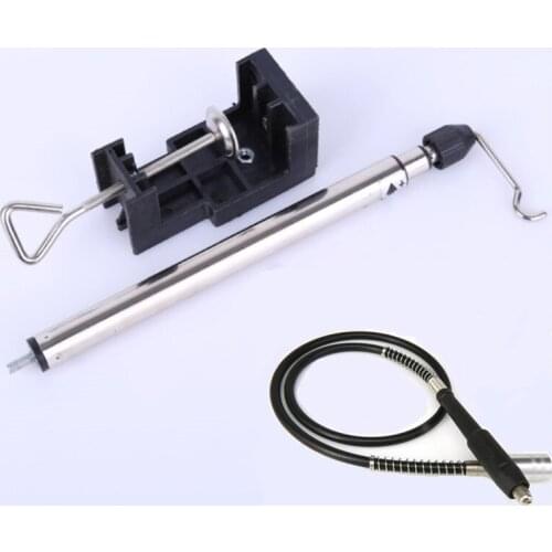 Flexible Shaft And Holder Hanger with Stand Clamp Mini Drill Rotary Tool Accessories