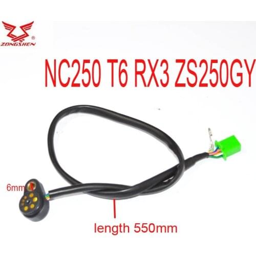 Zongshen nc250 engine 6 gear position indicator cable k6 t6 rx3 motorcycle sport bikes free shipping