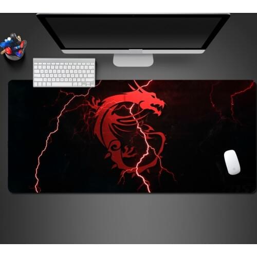 Cool Red Dragon Game Mouse Pad High Quality Best-selling Natural Rubber PC Game Accessories Keyboard Pad Large Gamer Mousepad