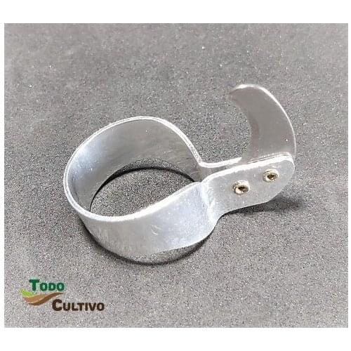 Metal macaron cut ring. No. 12 or 22mm