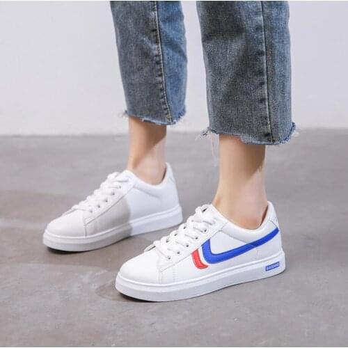 Hot Sale Fashion White Womens Chunky Sneakers Ladies Sport Shoes Lace Up Tenis Feminino Zapatos De Mujer Women Platform Shoes