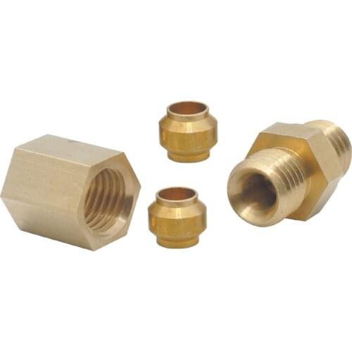 2sets Brass Pneumatic Connector M8 Thread Bowden fitting For Original Prusa mini 3D Printer