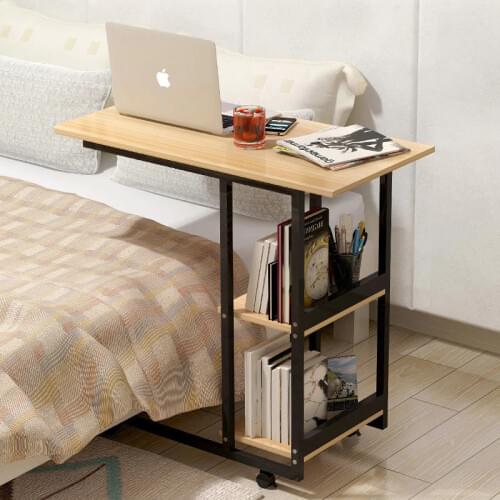 M8 Home Writing Simple Desktop Computer Desk Notebook Computer Desk Bed Learning with Household Folding Mobile Bedside Table