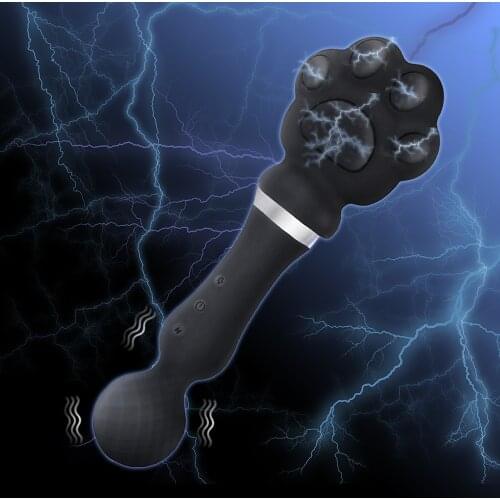 G Spot Massager Magic Wand Electric Shock Vibrators Cat Paw Vibrating egg Big AV Stick Clitoris Stimulator Sex Toys For Women