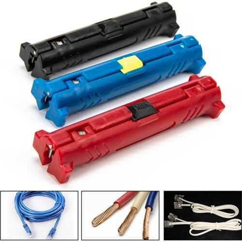 Multi-function Electric Wire Stripper Pen Wire Cable Pen Cutter Rotary Coaxial Cutter Stripping Machine Pliers Tool