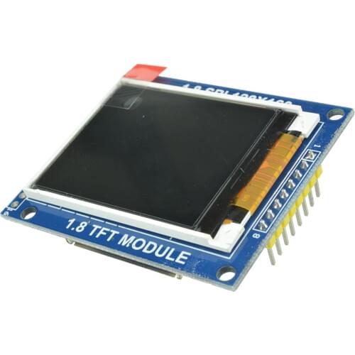 1.8" SPI TFT LCD Display Module Serial 128*160 Dot Matrix PCB Adapter Power ST7735B IC SD Socket for 1602 5110/3310 LCD Display