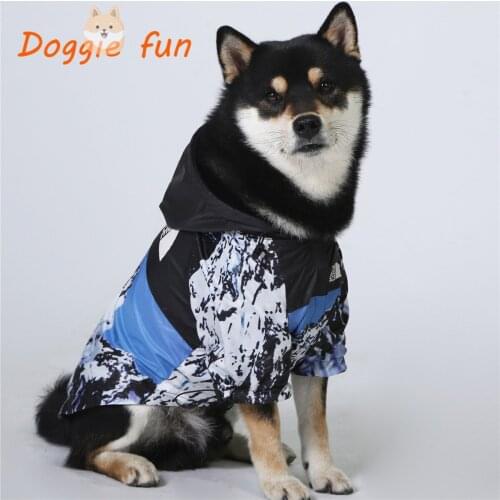 Dog Clothes Raincoat for Small Big Dog Windproof Coat Windbreaker French Bulldog Hoodie for Dogs Clothes Jacket Chihuahua Husky