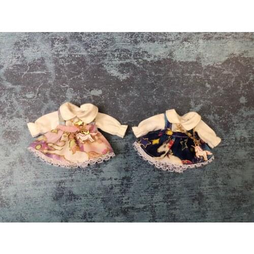 Unicorn clothes Obitsu11 OB11 1/12 doll doll Siamese Skirt available for cu-poche OB11 doll accessories doll Siamese Skirt
