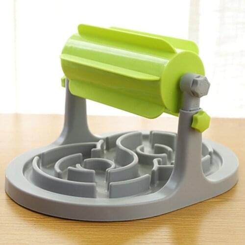 Pet Dog Puppy Leakage Food Puzzle Interactive Toy Feeding Dispenser Adjustable Height Slow Roller Feeder Dog Supplies