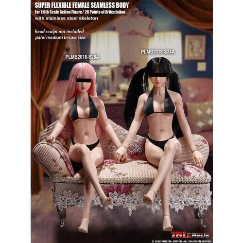TBLeague S24A S25B S26A S27B 1/6th TBLeague Super-Flexible Female Seamless Bodies