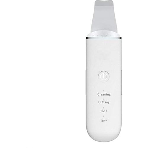 Ultrasonic Skin Scrubber Vibrate Ion Deep Face Clean Machine Facial Spatula Skin Scraper Ultrasound Peeling Shovel Pore Cleaning