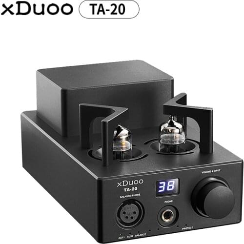 XDUOO TA-20 HIFI High Performance Balanced Classical 12Au7 Tube Stereo Audio Headphone Amplifier with XLR AUX