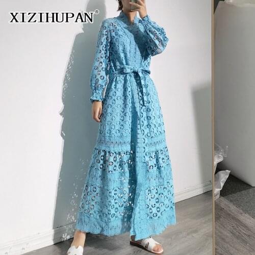 XIZIHUPAN Long Sleeve Summer Dresses