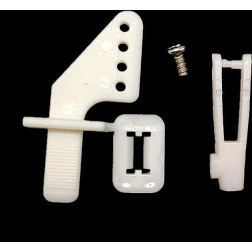 10pcs/lot four-hole rudder angle 1mm chuck KT model airplane fixed-wing remote control aircraft quick adjuster rod special