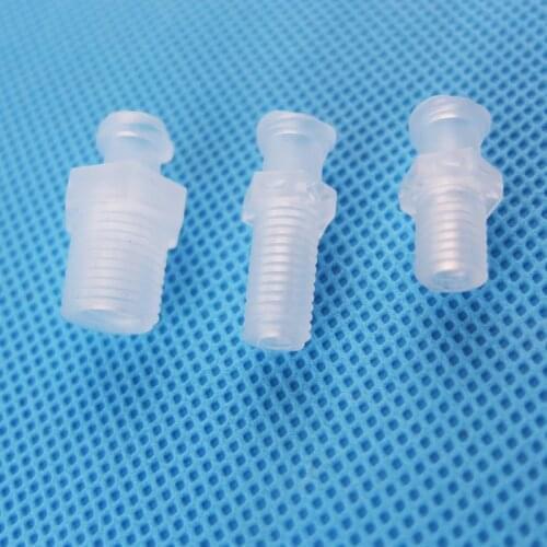 100pcs/lot Female Luer to Thread fittings - Male thread 1/4"-28UNF, 1/8-27NPT