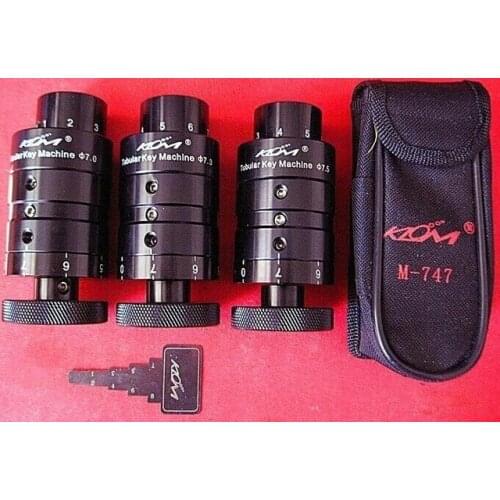 7.0mm 7.3mm 7.5mm 7.8mm Klom Car Tubular Key Cutter Machine Key Cutting Machine Locksmith Tools for Auto Tool